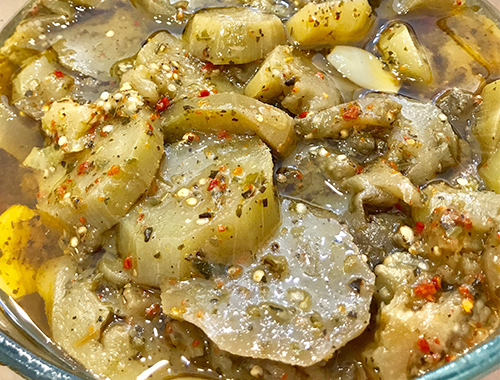 Berenjenas al escabeche