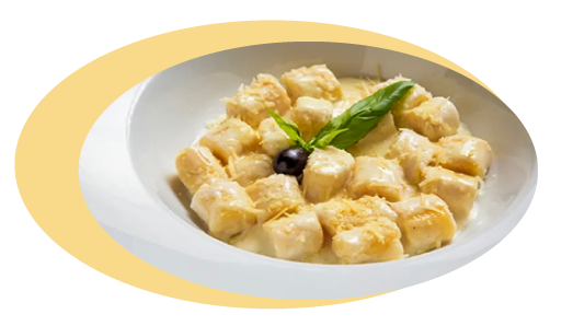 plato de Nioquis caseros